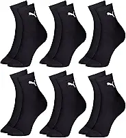 Kit 6 Pares Meia Puma Cano Médio Alto Esportiva Dry Original