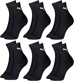 Kit 6 Pares Meia Puma Cano Médio Alto Esportiva Dry Original