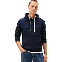 Tommy Hilfiger Uomo Felpa con Cappuccio Essential Fleece Regular Fit