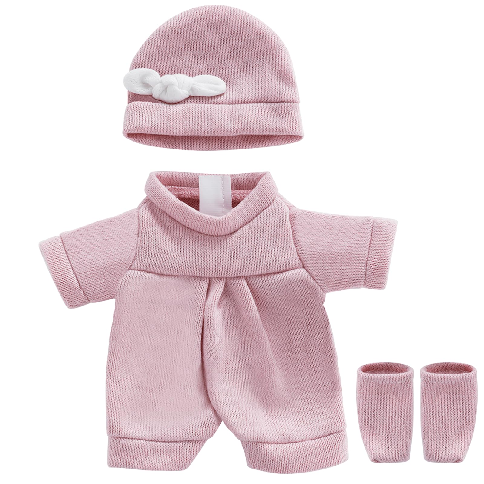 Ropa y accesorios de muñeca de 12 pulgadas con diadema, sombrero, calcetines, 4 paquetes para muñecas de 10, 11 y 12 pulgadas (no incluye muñeca) 4