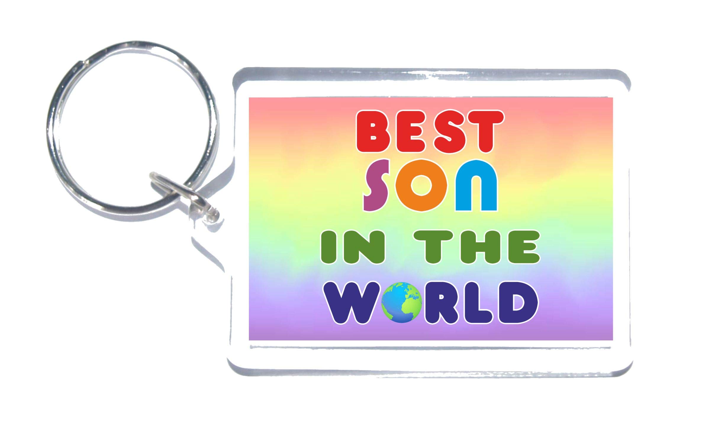 Gift For Son Best In The World Novelty Keyring Present