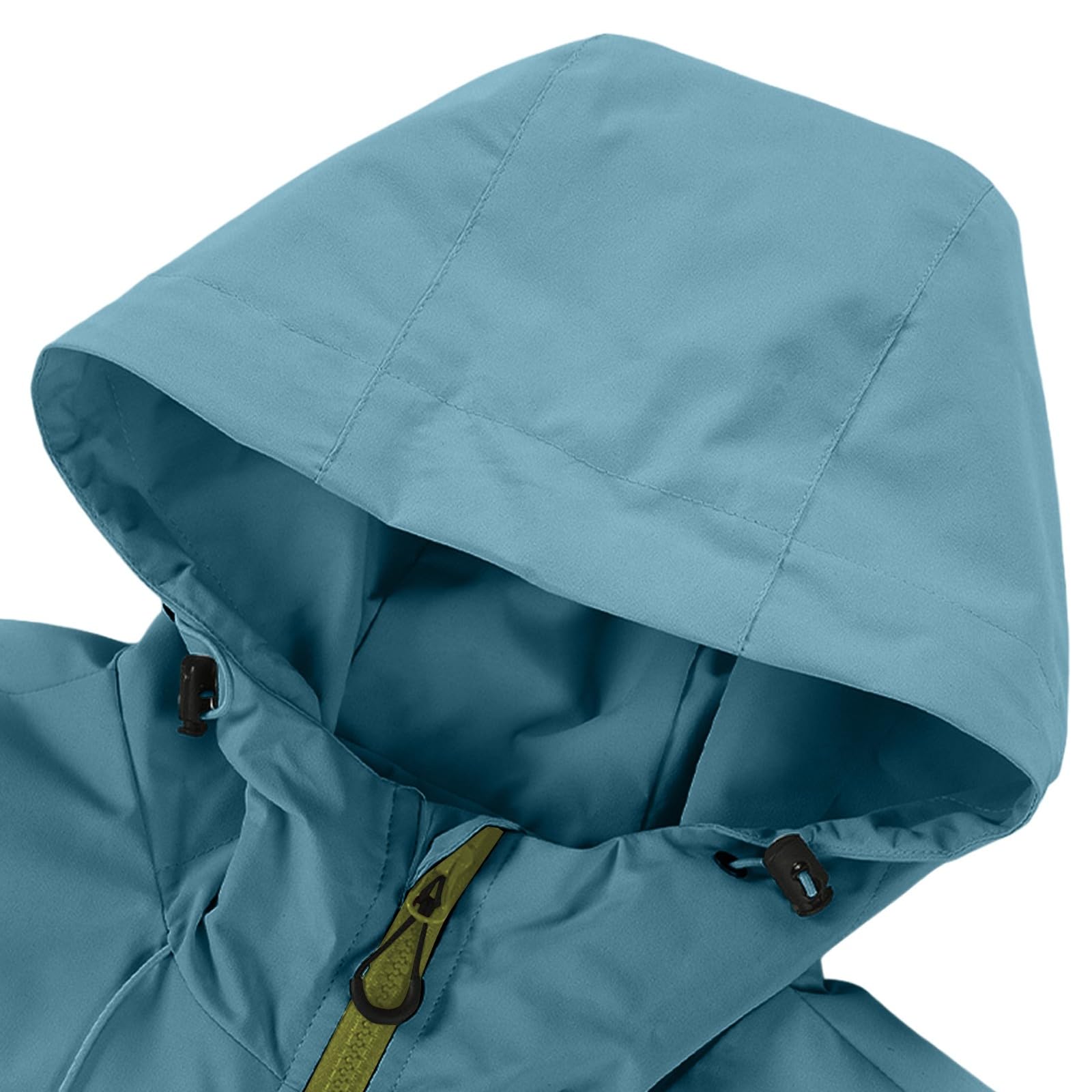 Giacca a vento da uomo con cappuccio, taglie forti | Giacca da escursionismo leggera, impermeabile, durevole, per attività all'aperto, in softshell, regolabile, 2026