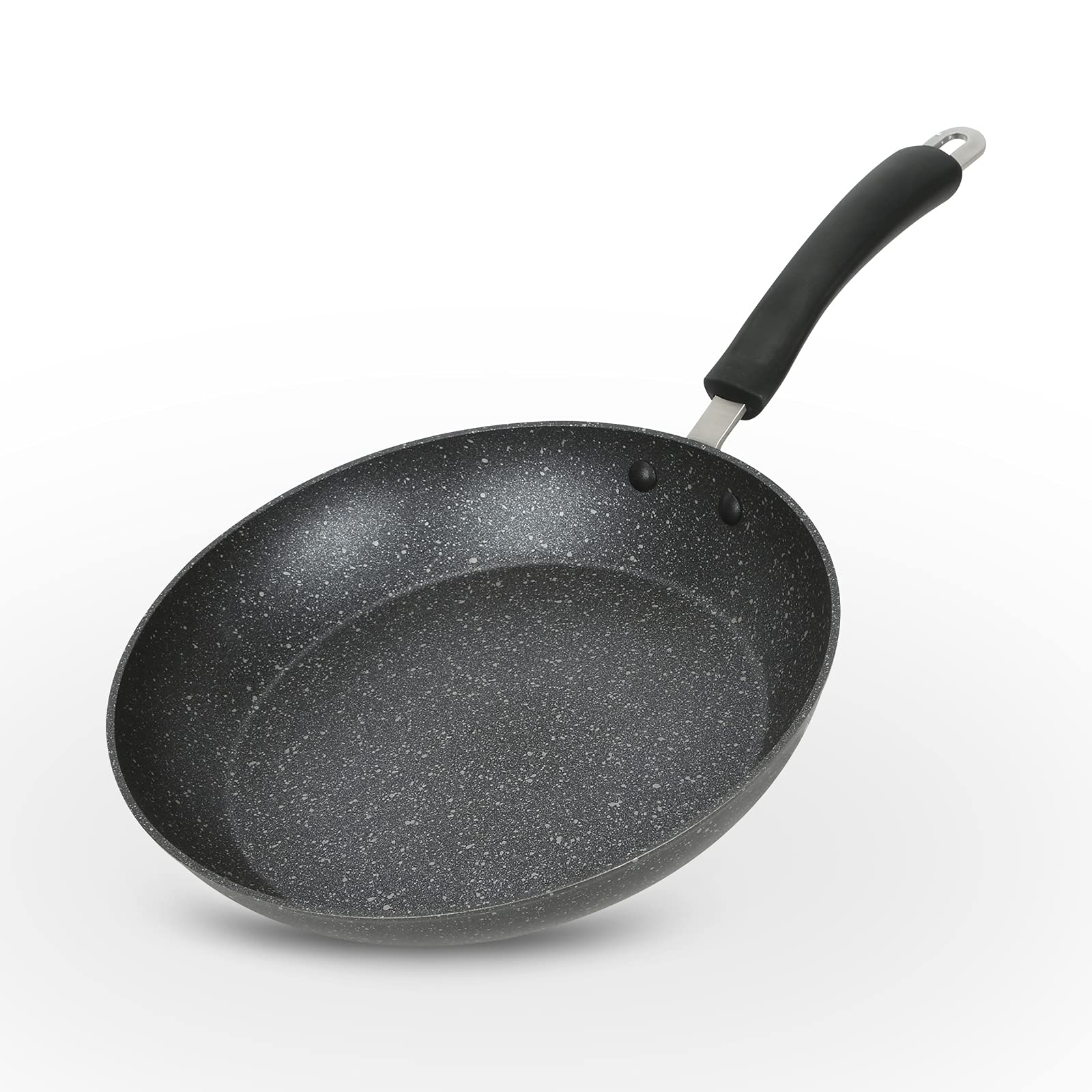 Re Cook 28cm non-stick koekenpan - inductiebasis - aluminiumlegering en krasbestendig lichaam - geklonken handvat - vaatwasmachinebestendig