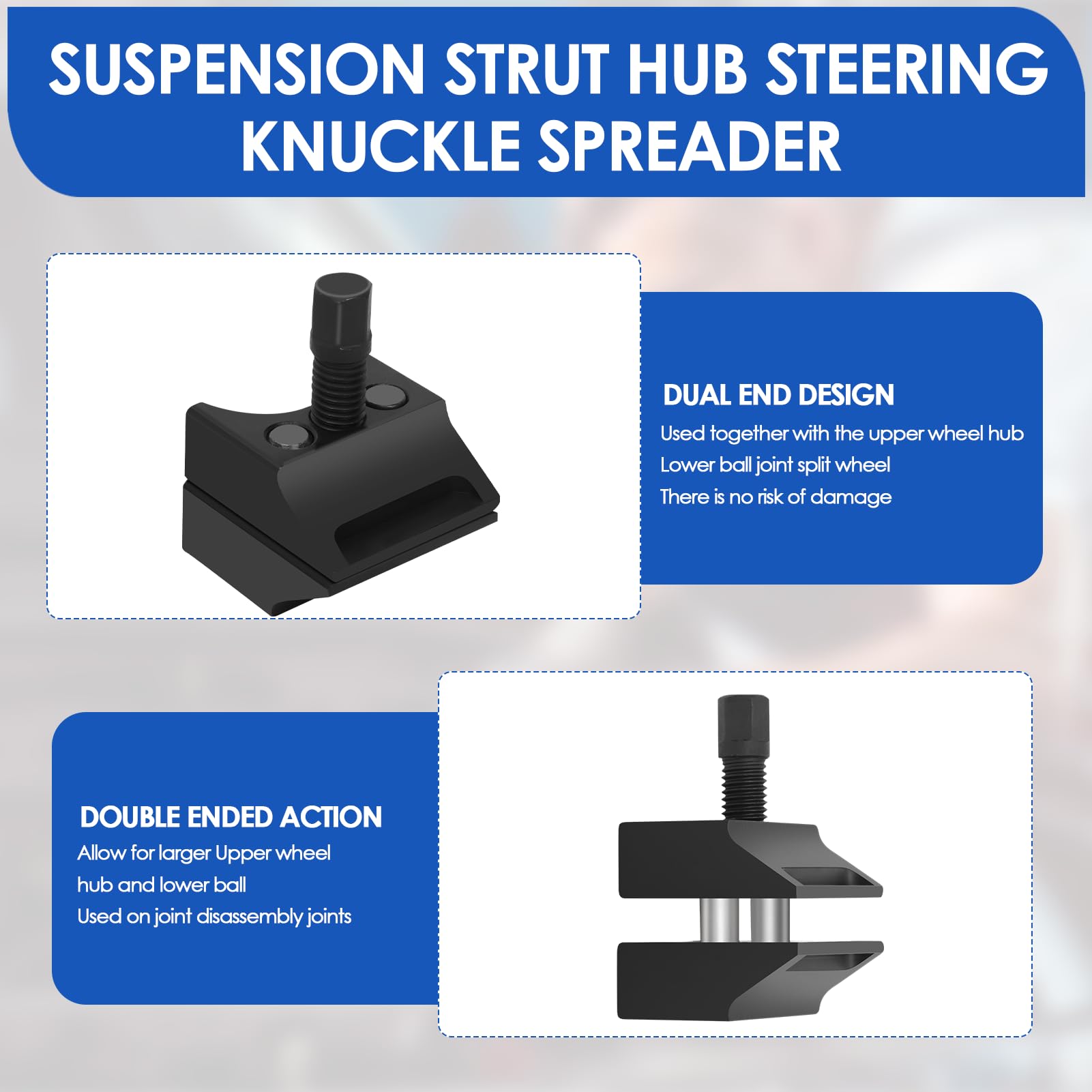 Divaricatore per Puntone di Sospensione con Diviso Divaricatore per Articolazione dello Sterzo Facile da Usare Strumento di Divaricatore per Puntone di Sospensione