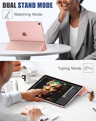 Miniatura 5 de MoKo Funda para iPad Air de 5 generación 2022iPad Air de 4 generación 2020 de 10.9 pulgadas con encendido y apagado automático, funda rígida