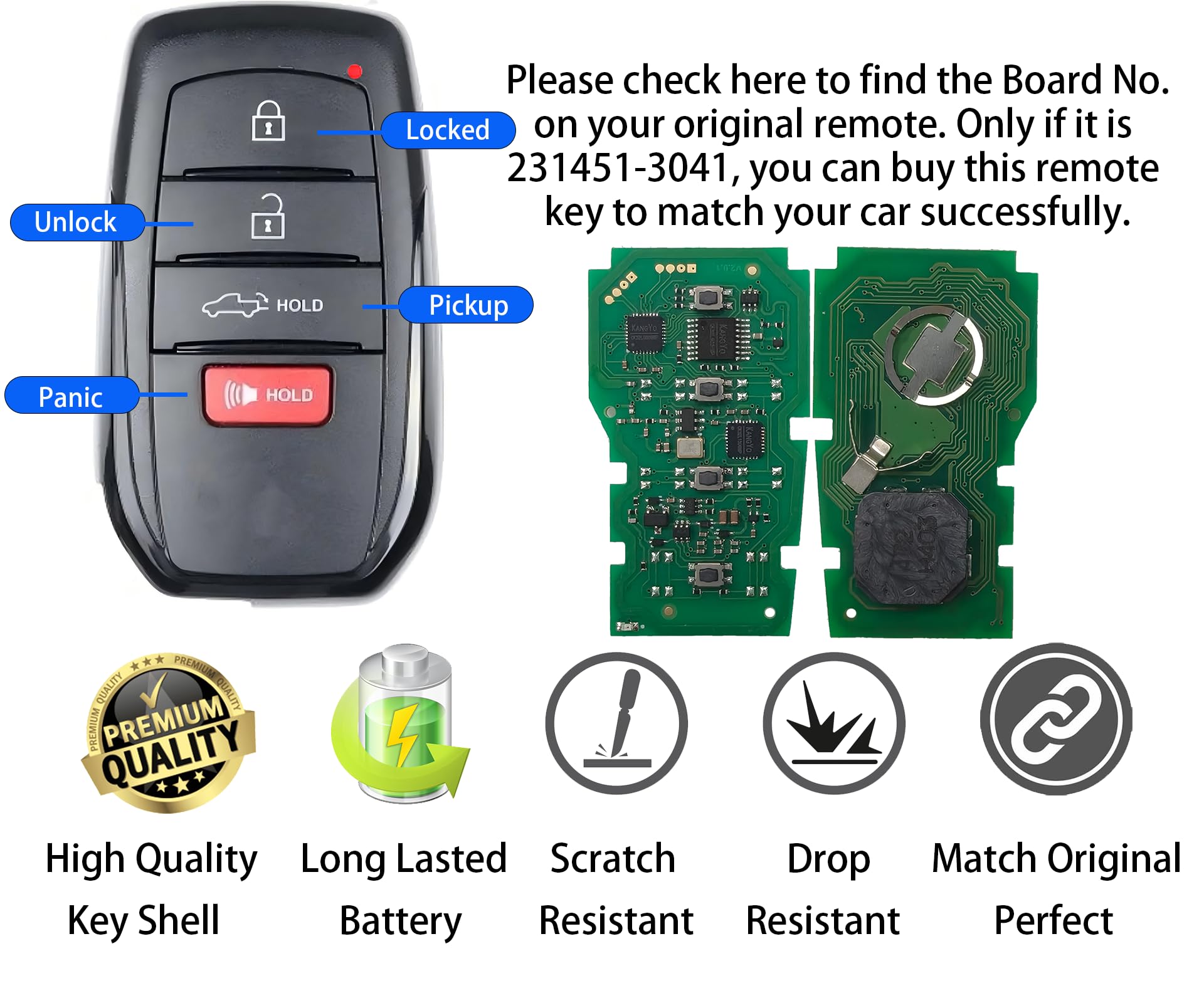 2025 Toyota Tundra Smart Remote Key Fob