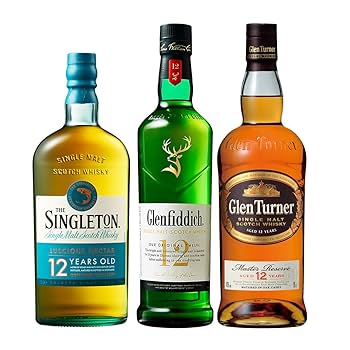 クーポン発行特別価格‼️シングルモルトウイスキー　3本セット Amazon.co.jp: スコッチ シングルモルトウイスキー 飲み比べ 3本