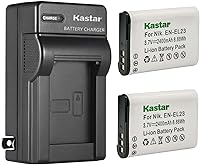 Vista 5 de Kastar - Cargador de batería de pared para Nikon EN-EL23 ENEL23, Nikon MH-67 MH-67P, Nikon Coolpix B700, Coolpix P600, Coolpix P610, Coolpix P610s