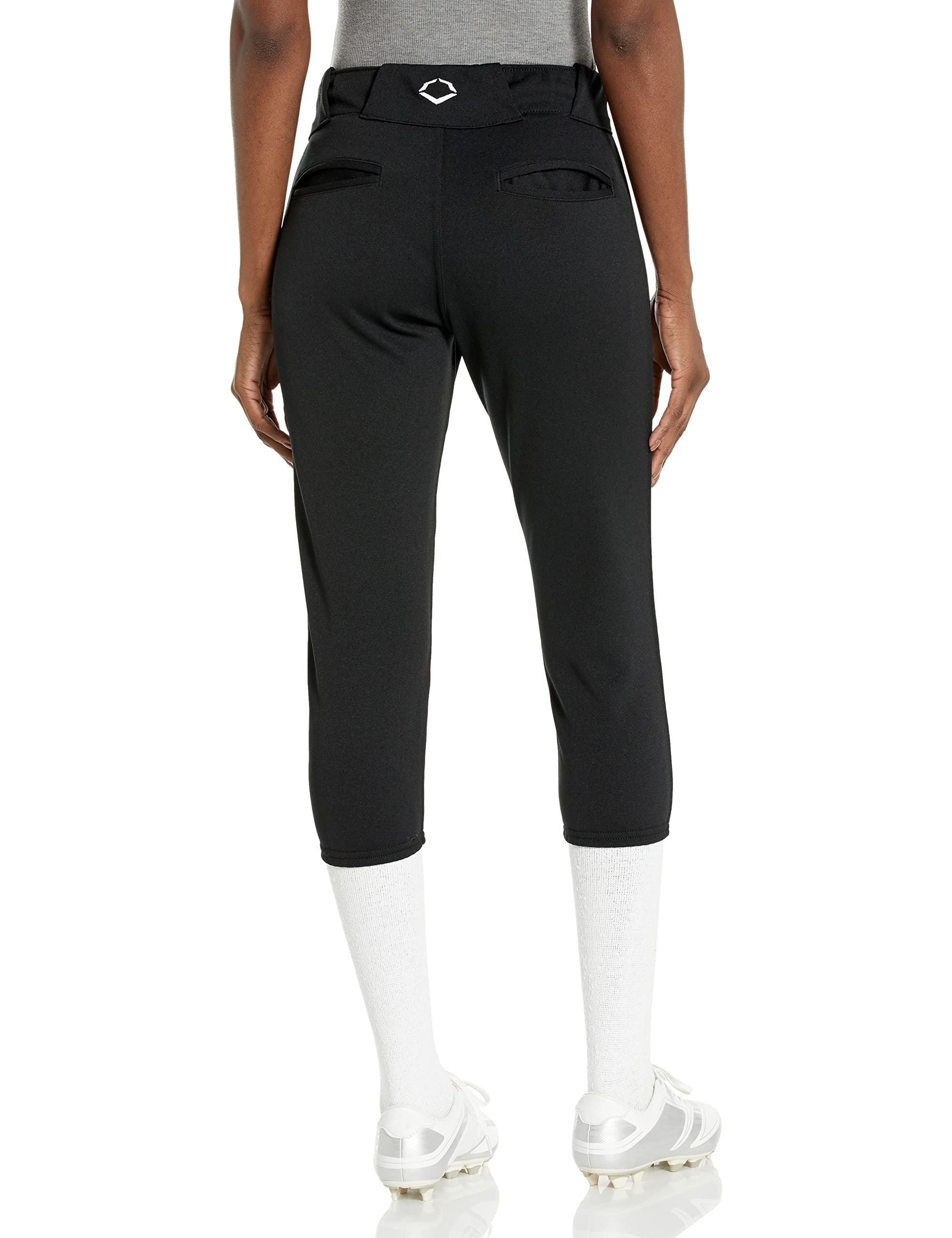 EvoShield Girls' Standard Standout Fastpitch High Rise Pant, Black, Large