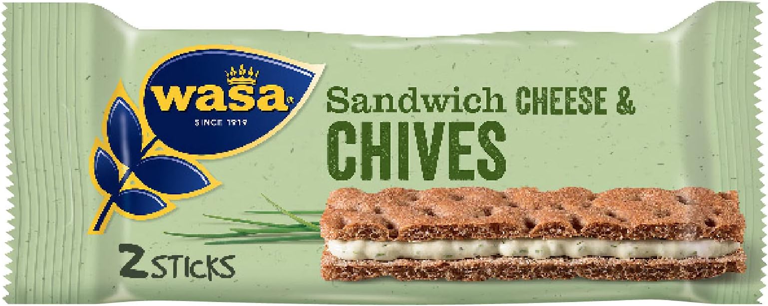 Wasa Sandwich Cheese & Chives, 37 Gm (Pack Of 1)