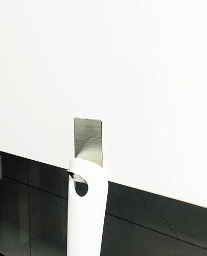 Miniatura 6 de 24 ganchos adhesivos resistentes, ganchos adhesivos de pared, ganchos de acero inoxidable para el hogar, baño, cocina, oficina, sala de estar