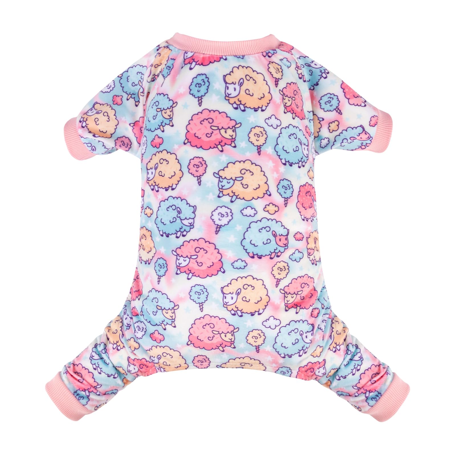 CuteBone Soft & Stretchy Dog Pajamas - Cozy Pet Jammies Breathable Jumpsuit for Small Dogs - All-Season Comfy Outfit Easy-On Pullover Design - Keeps Pets Warm & Comfortable P278S — image 1
