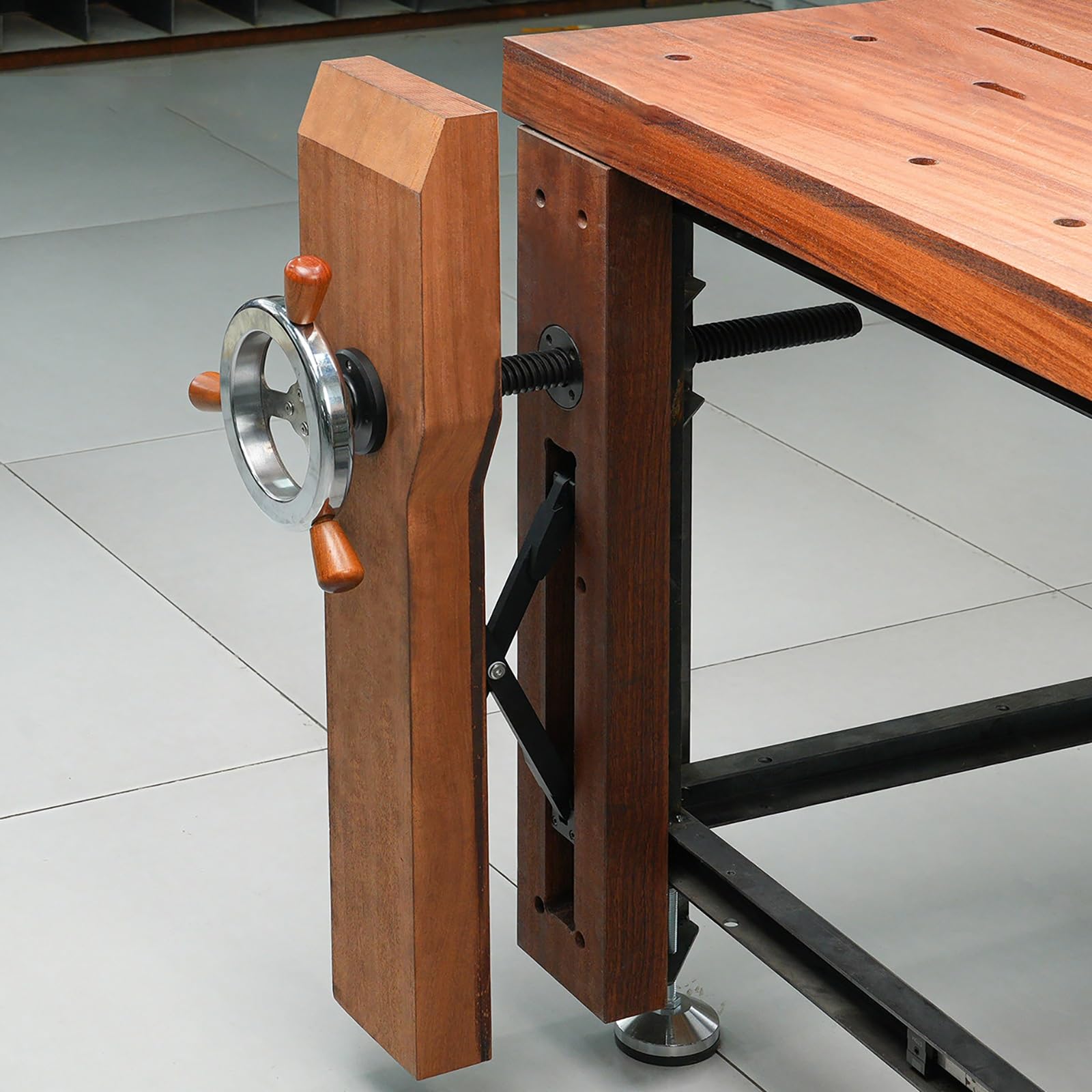 Morsa For Gambe A Vite Banco, Set Morsetti For Gambe Inerziali