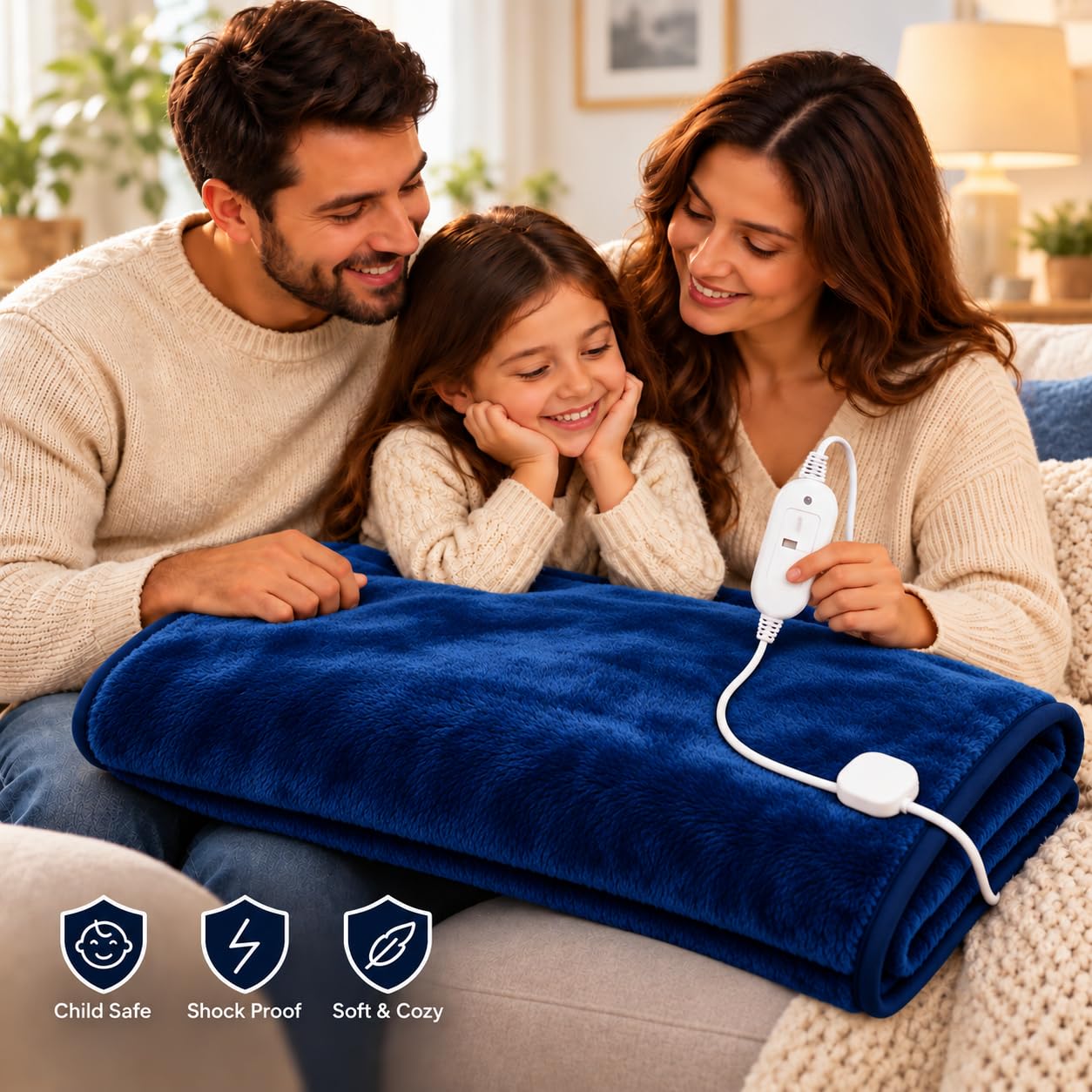 Ultra Soft Electric Blanket - Single Bed -6 Ultra Soft Electric Blanket - Single Bed -6