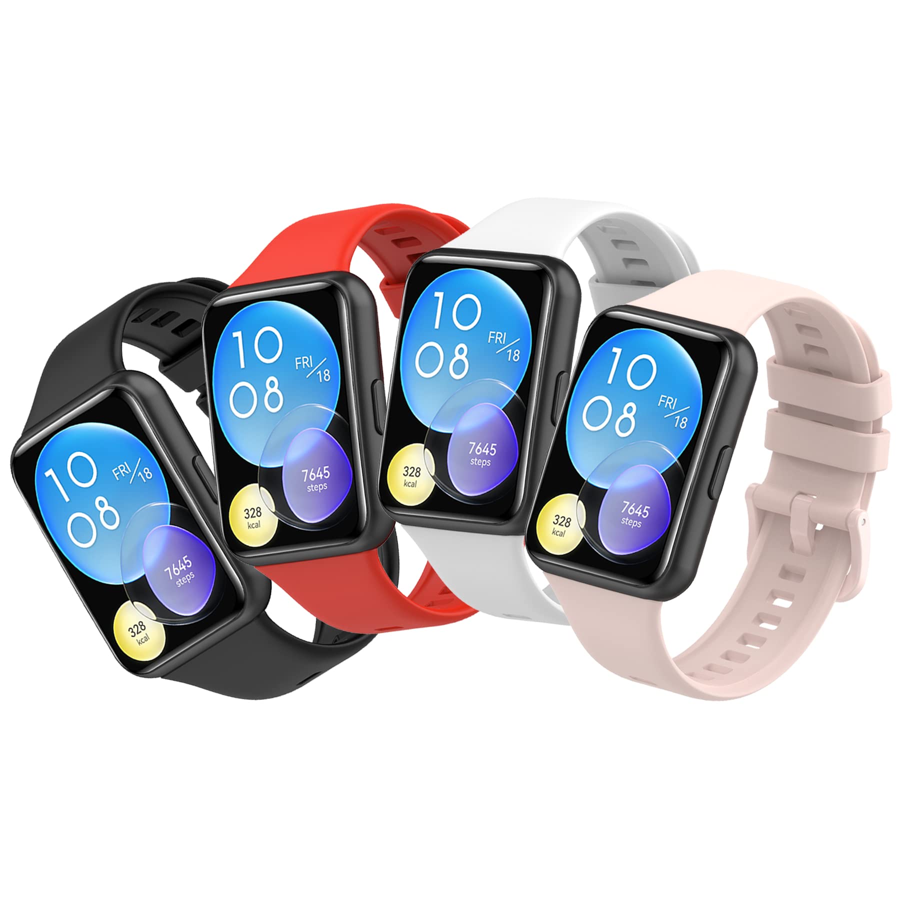 Cinturino Silicone Per Huawei Watch Fit 2 / Fit 2 Active / Fit 2 Elegant - Regolabile, Sportivo E Comodo