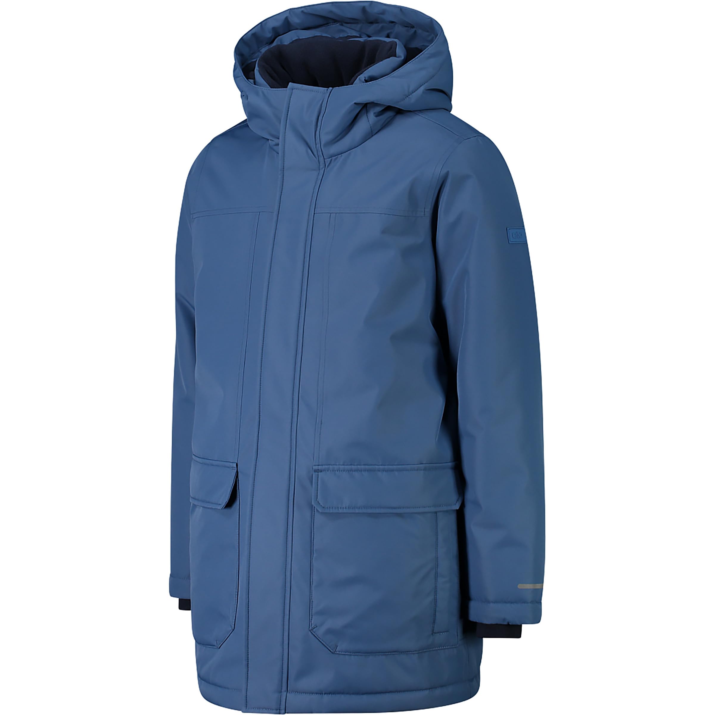 CMP Kid Jacket Long Fix Hood Chaqueta larga de niño con capucha fija Unisex niños