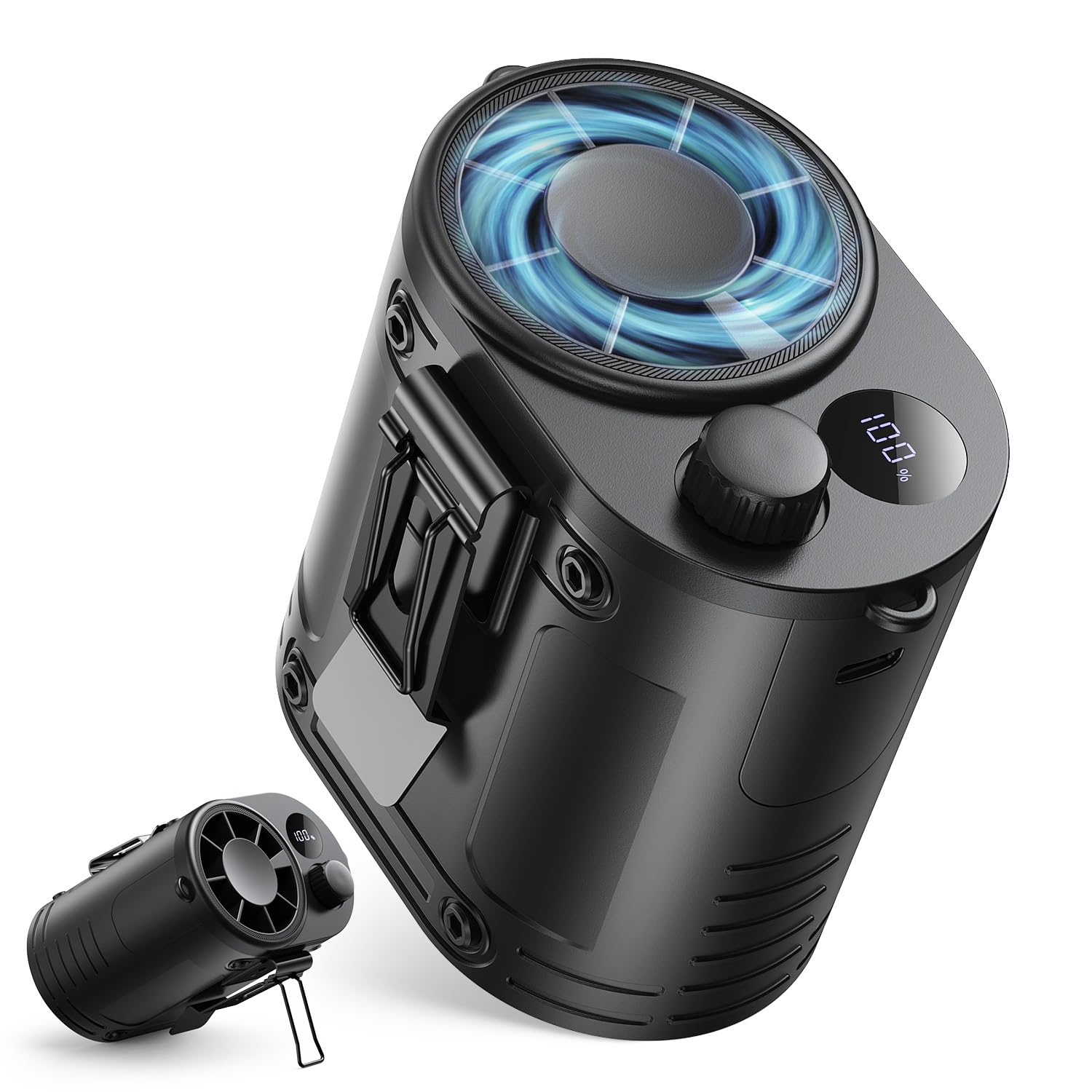 Amazon | 【Amazon.co.jp限定】腰掛け扇風機 携帯扇風機【2026新登場