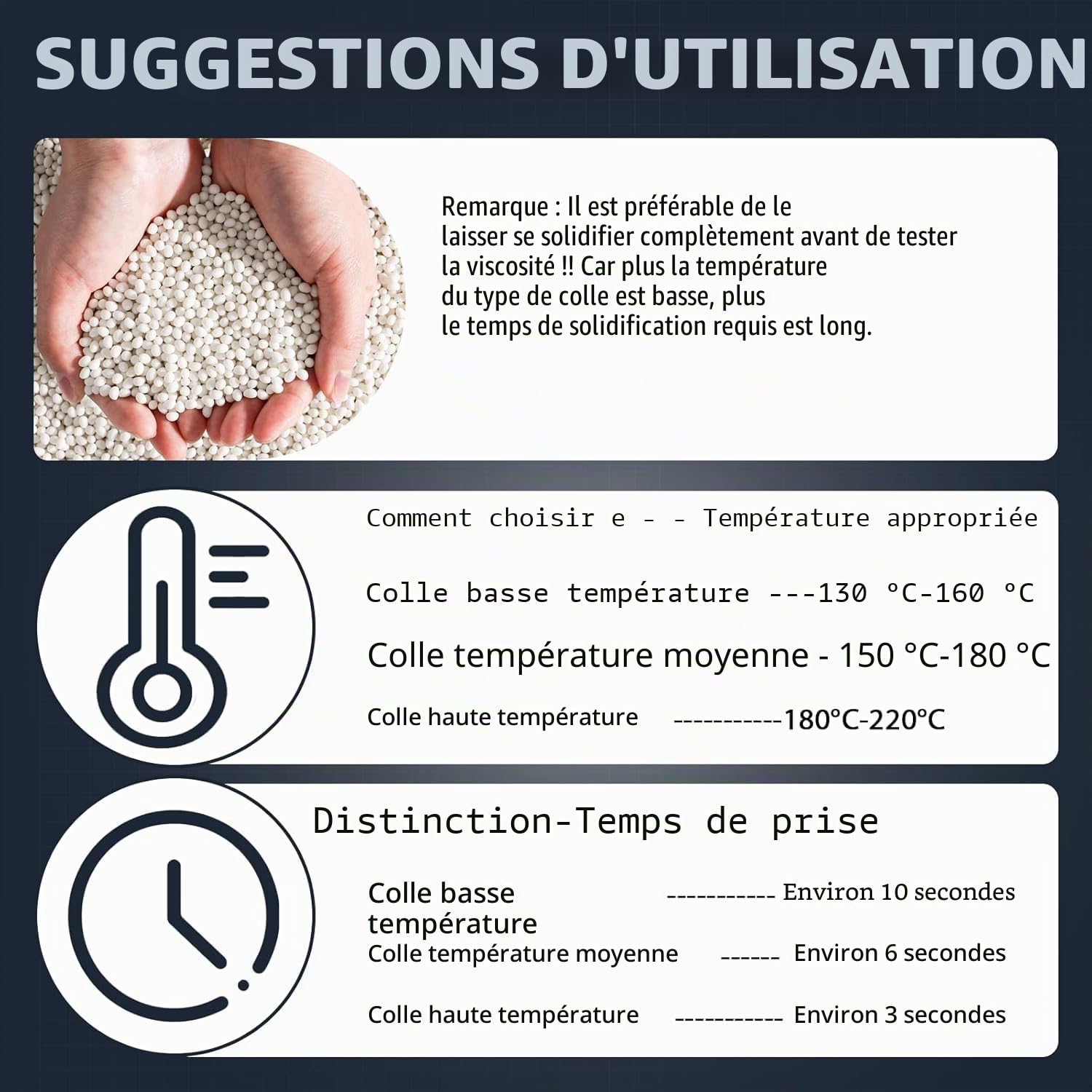 YUCHENGTECH Granulés de Colle pour Placage de Chants Blanche 5kg | Spécialement pour Plaqueuse de Chants,Température de Fonctionnement 150-180 °C,Valeur de Viscosité : 40000-48000mpa.s