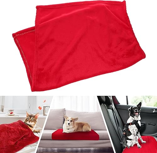 Miniatura 4 de PartyKindom Manta para perros, mantas para perros pequeños, medianos y grandes, manta de gato, manta lavable para cachorros, manta para mascotas,