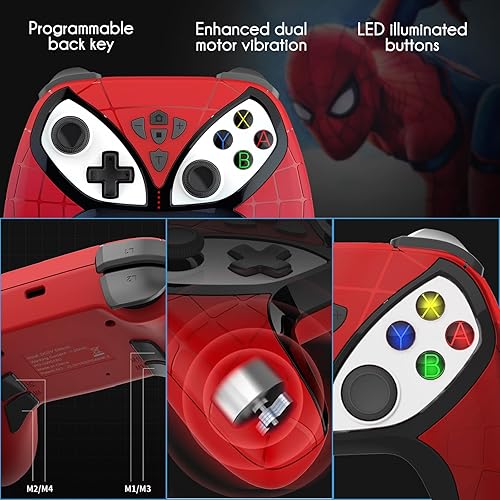 Miniatura 6 de Switch Controllers, Wireless Controller for Nintendo SwitchLiteOLED Controller with a Mouse Touch Feeling on Back Buttons, Extra Switch Pro