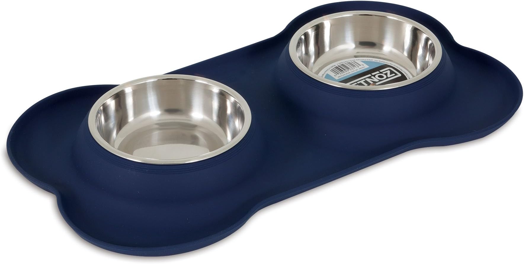 Wetnoz Flexi Design Duo Indigo Pet Bowl, Small