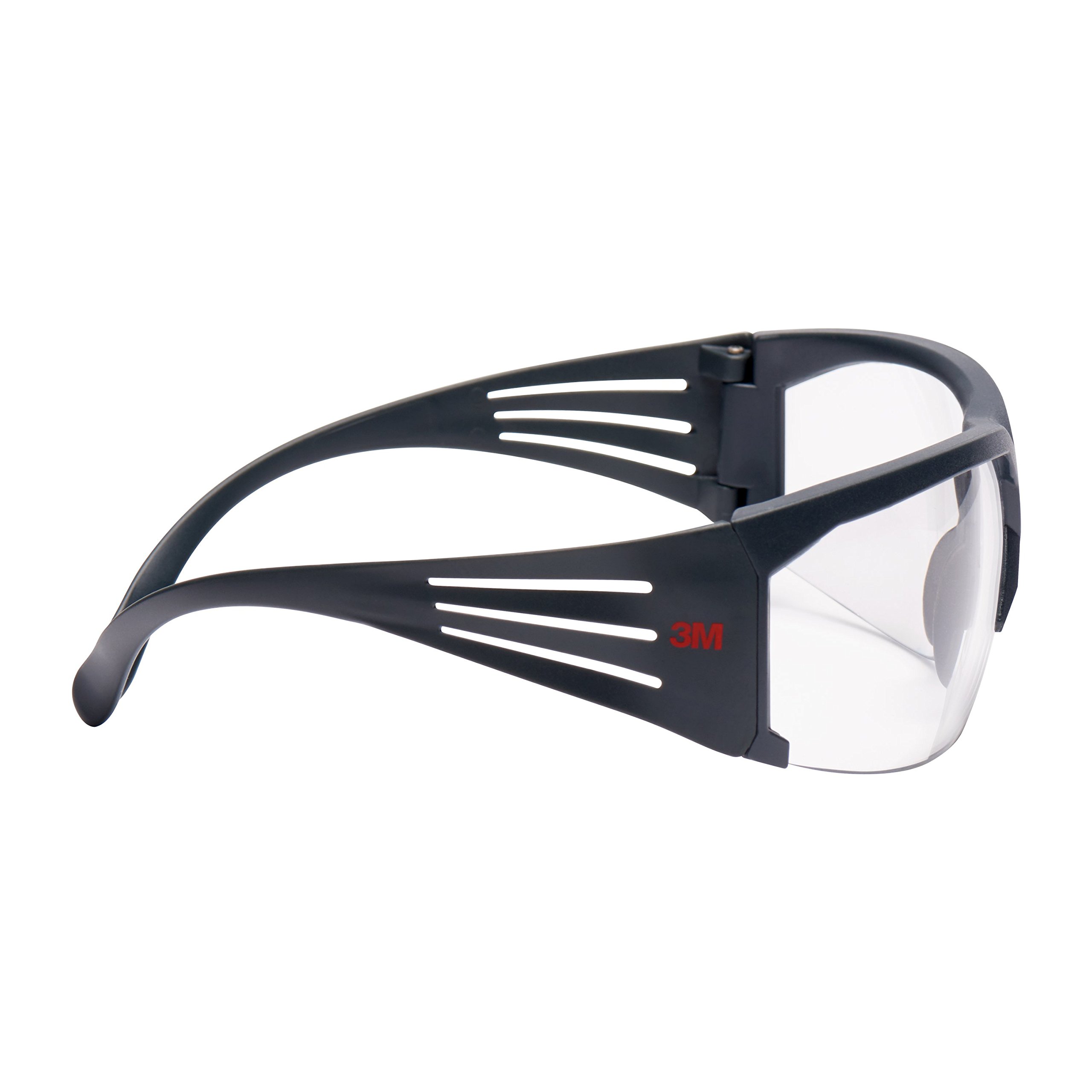 3M Securefit SF601SGAF okulary ochronne, przezroczyste – okulary robocze z powłoką zapobiegającą zaparowaniu Scotchgard – szkła poliwęglanowe ze skuteczną ochroną UV