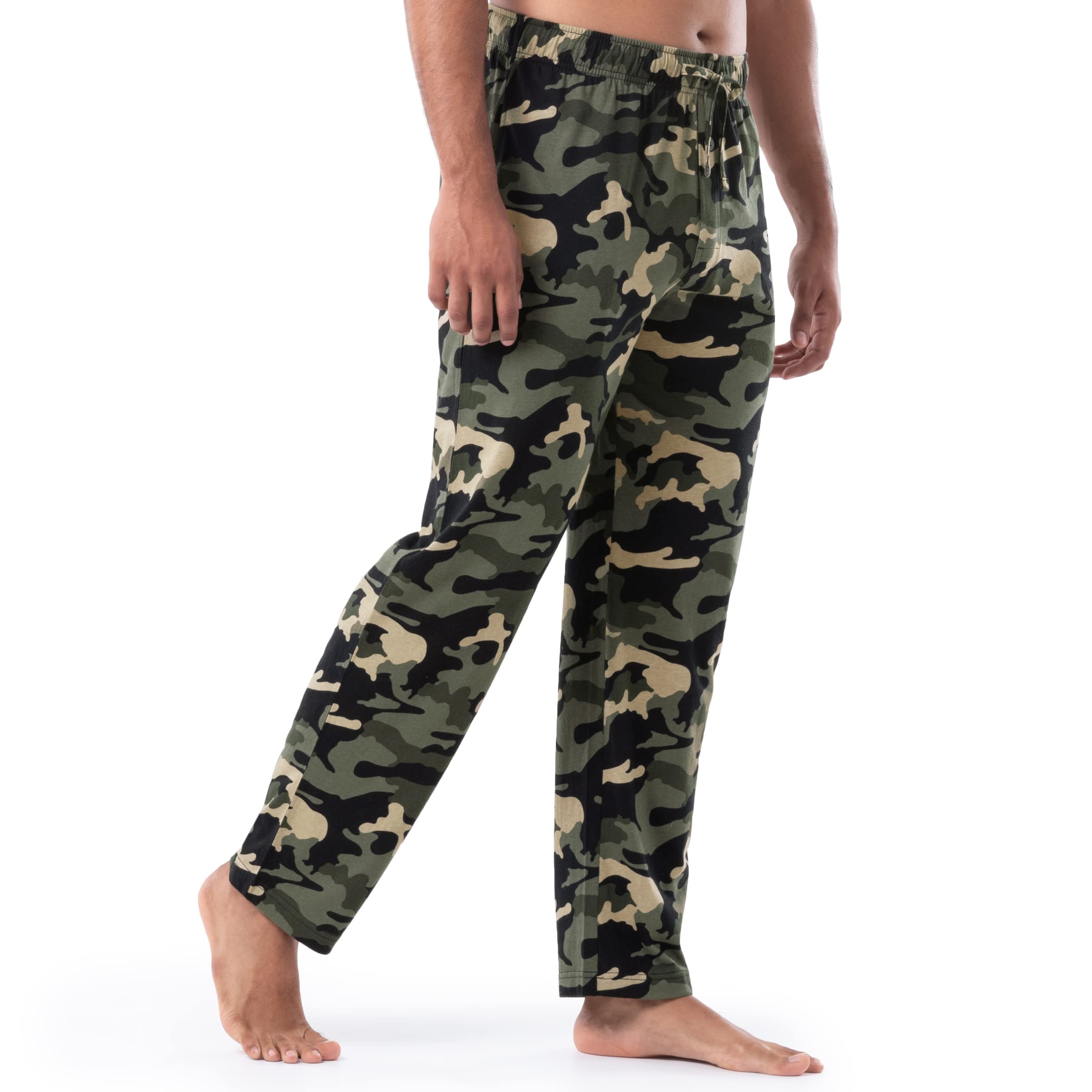 Fruit of the Loom Extended Sizes Jersey Knit Sleep Pant (1 & 2 Packs) - Spodnie od pidżamy Mężczyźni
