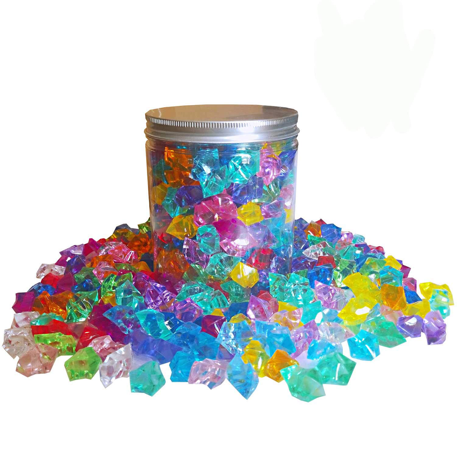 Buy Premium Multicolored Fake Crushed Ice Rocks, 250 PCS Fake Diamonds