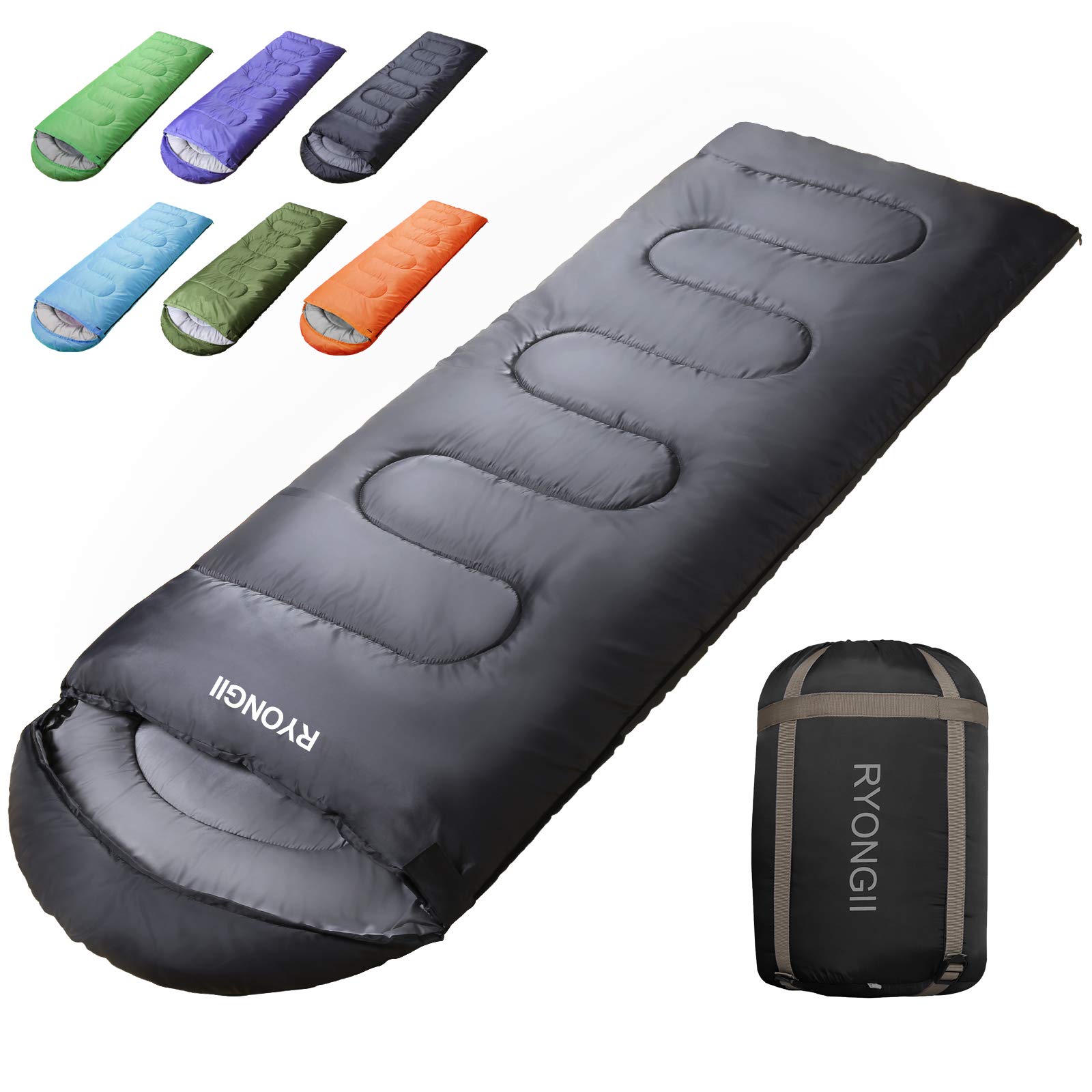 Sleeping Bags 32? for Adults Teens - 4 Seasons Portable CompressionLightweight Waterproof Youth for Indoor & Outdoor, Waterproof, Backpacking and Outdoors Hiking