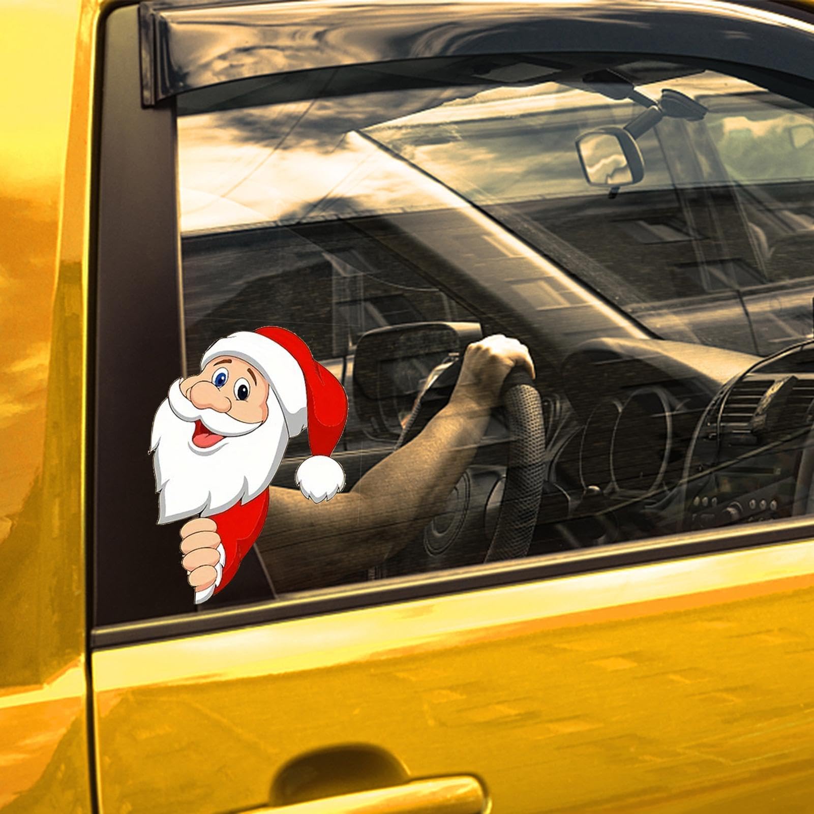 Iprokiu Niedlicher Weihnachtsaufkleber Für Auto, W Produktbild-Vorschau 7
