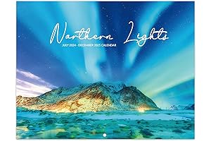2024-2025 Wall Calendar: Captivating Northern Lights Edition