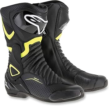 Amazon.com: Alpinestars Smx-6 V2 Vented Boots, 36, Black/Yellow