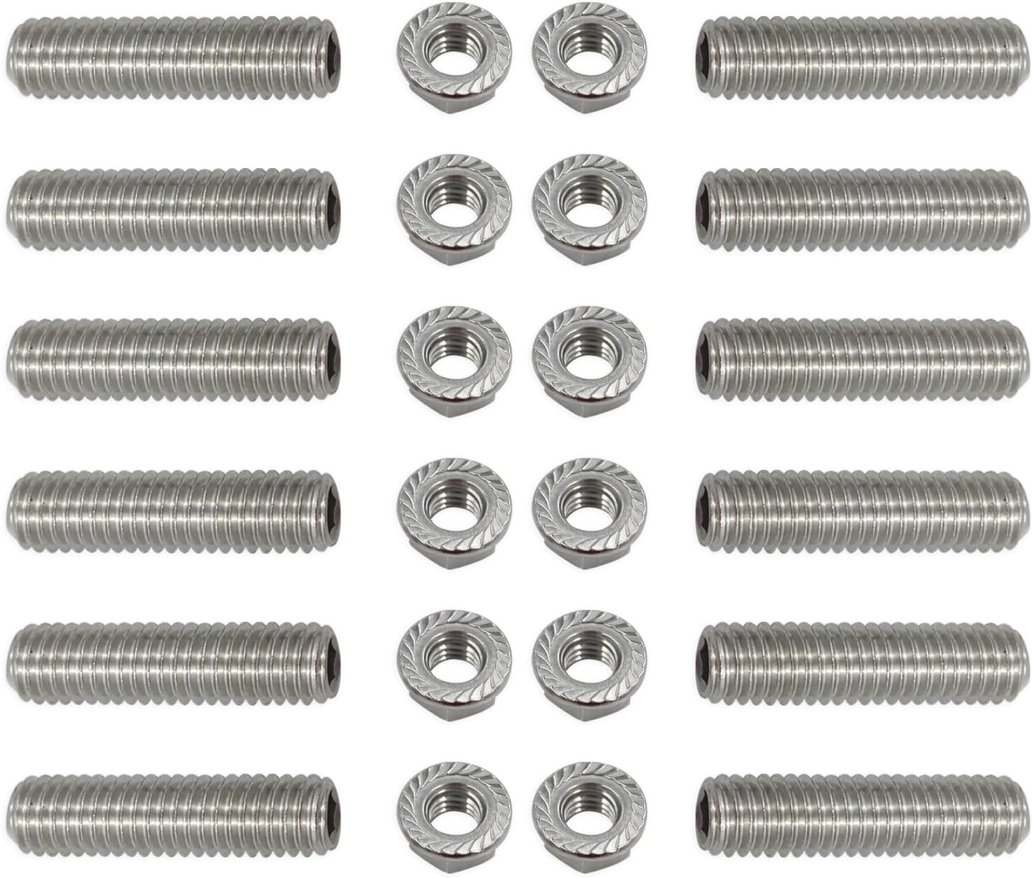 Header Stud Kit Bolts Valve Cover Stainless Steel Compatible For Block BBM 383 413 426W 440 R RB