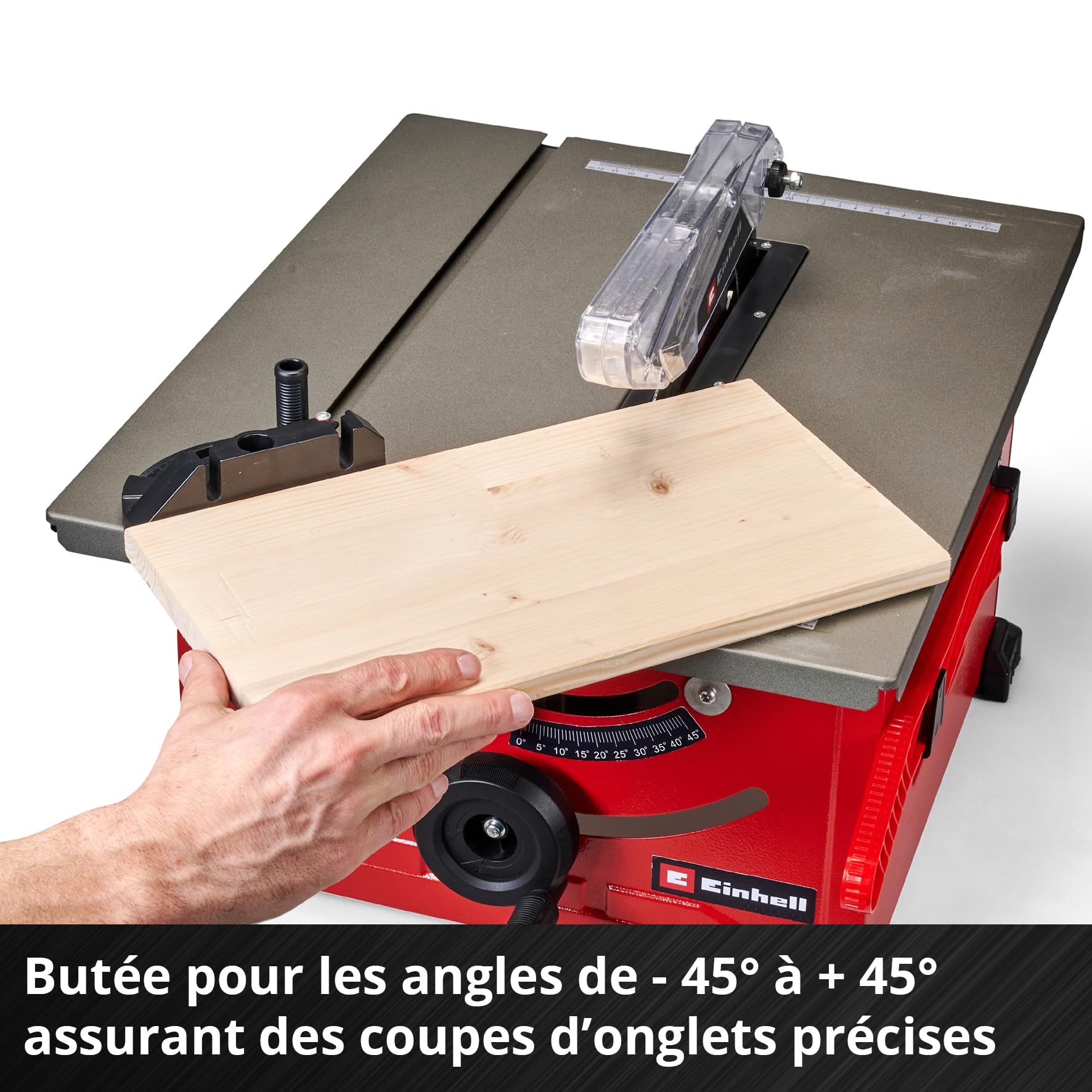 Einhell Scie circulaire sur table TC-TS 8 1200 W hauteur de coupe 45 mm lame Ø 210 mm