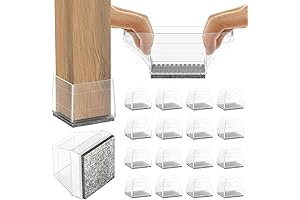 Protective Chair Leg Feet Protectors for Floor Care and Noise Reduction