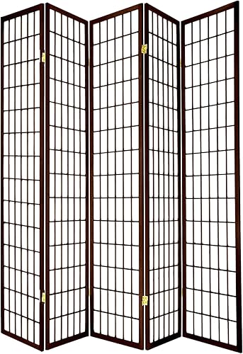 Miniatura 15 de Legacy Decor - Separador de habitación, de e 3, 4, 6, 5, 8 paneles de habitación, estilo Shoji, de 6 pies alto, Madera, Blanco Blanco,Negro