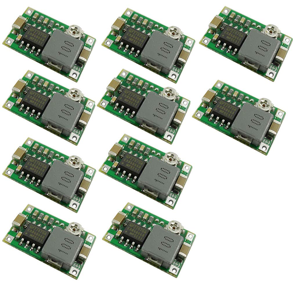 Hailege 10 szt. Mini 360 DC do DC Buck Converter Step Down Moduł 4,75V-23V do 1V-17V