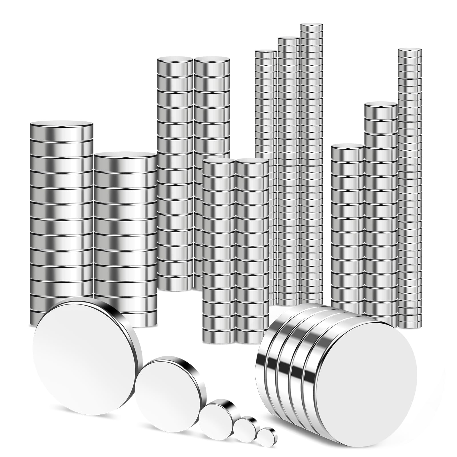 TRYMAG 80Pcs Small Round Magnets, 8x2mm Refrigerator Magnet — Amazon image 10