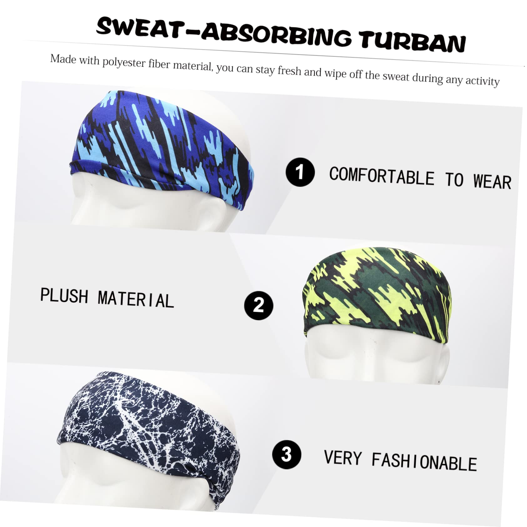 4 Stirnbänder Damen Sport Haarband - Rutschfeste Stirnbänder Für Yoga, Laufen & Fitness