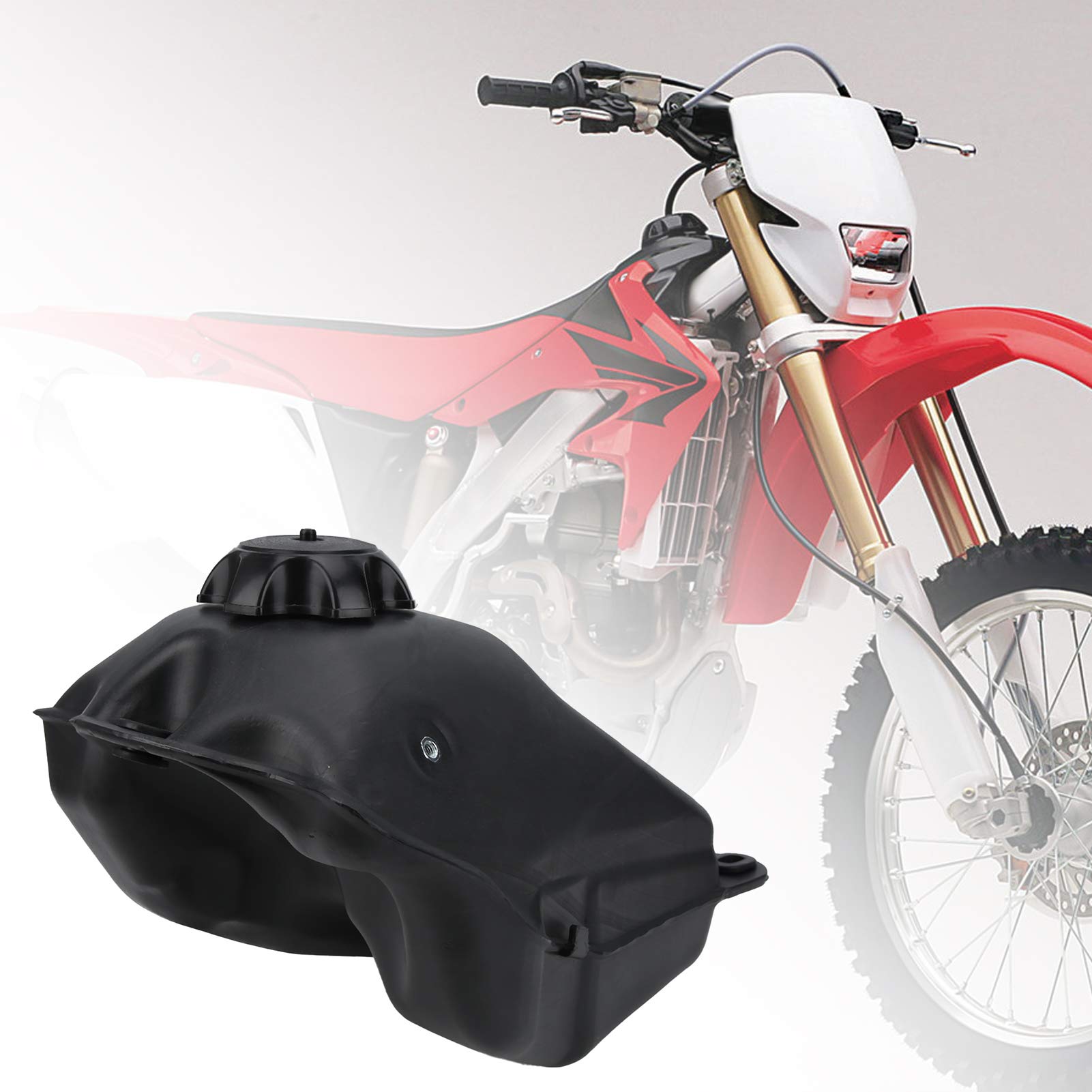 Tanque de combustible para motocicleta, tanque de combustible de gasolina para motocicleta con tapa, accesorio de repuesto apto para CRF110 2013‑2014