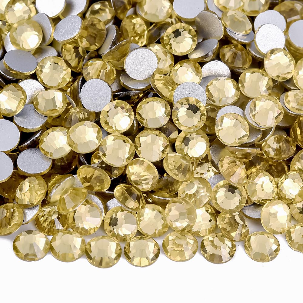 Glass Rhinestones Flatback Crystals for Crafts DIY Jonquil SS20 1440pcs