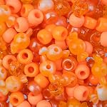 300pcs John Bead Assorted Purple Plastic Pony Craft Beads for DIY Jewelry Bracelet Necklace Making, 120g