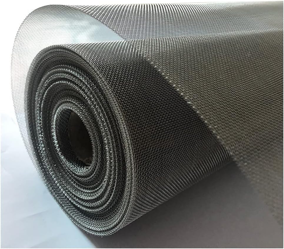 Grillage métallique tissé en acier inoxydable rouleau de 1x9m avec maille de 1mm