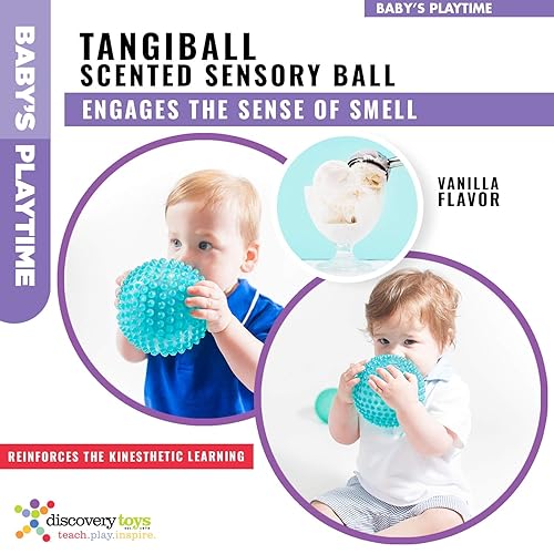 Miniatura 2 de Discovery Toys TANGIBALL Pelota sensorial perfumada y exprimible | Aprendizaje impulsado por niños | Juguete STEM para el desarrollo de la primera