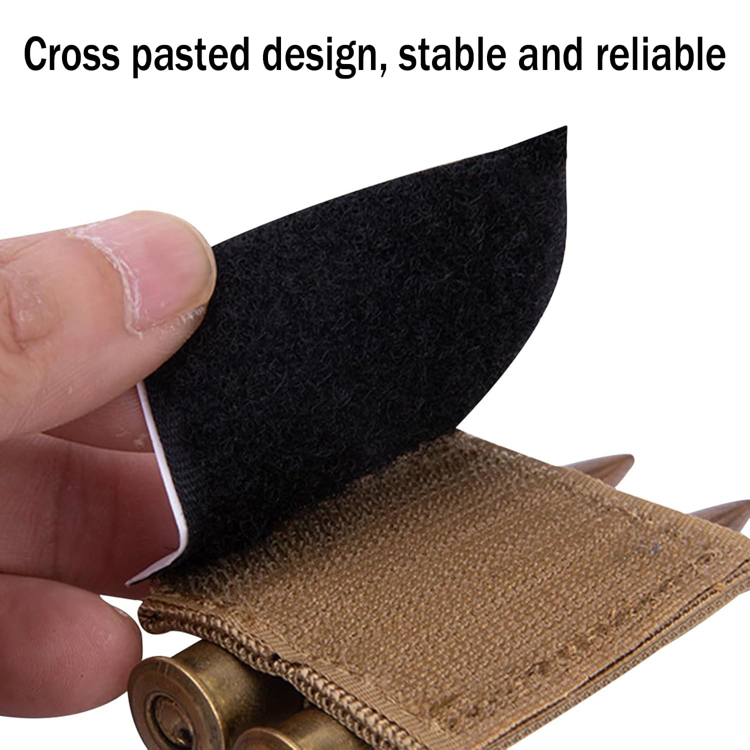 3 Giro di Munizioni Elastico Nylon Clip, Nylon Elastico 2 Rivista, Portmunizioni per Fucile, per Caccia e Pesca, Cartuccia per Fucile a Pellet