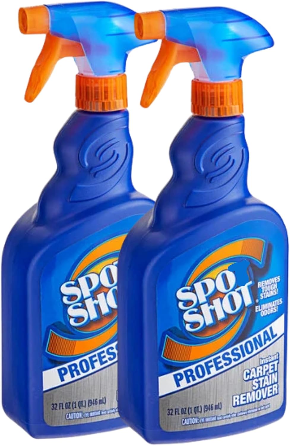 Parkway Distributors Spot Shot Professional Instant Carpet Stain Remover 32 oz Trigger Spray (Pack of 2) Bunndled with a PD Ship Safe Bag