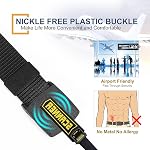 5 Boucle en plastique de ceinture Web en nylon 1.5" Webbing tactique,Avec boucle en plastique, noir, Tan, bleu, vert, gris
