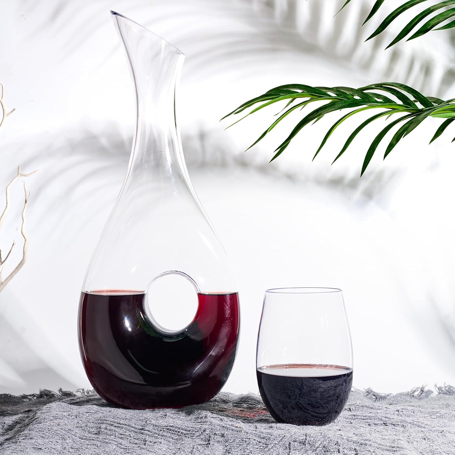 FOCUSLINE 20 Pack 16 Oz Plastic Wine Glasses, Stemless Plastic Wine Cups Heavy Duty, Unbreakable Disposable Wine Glasses for Wedding or Party - Image 8