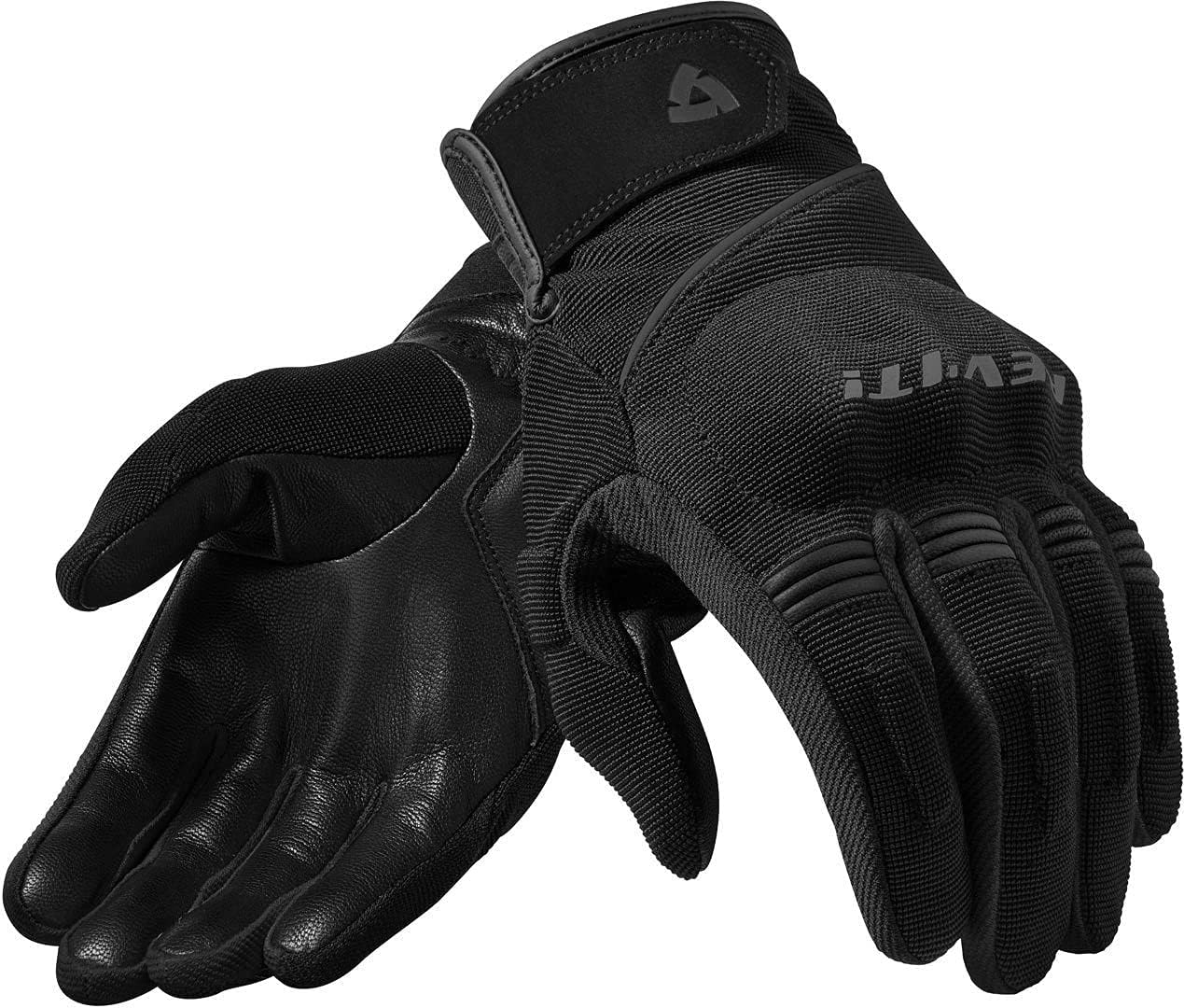 FGS1311010XS Rev It Mosca Leather Motorcycle Gloves XS Black