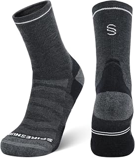 Thermal Merino Wool Hiking Socks for Men & Women, Full Cushion Winter Socks, Anti-Blister & Moisture Wicking